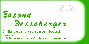 botond weissberger business card